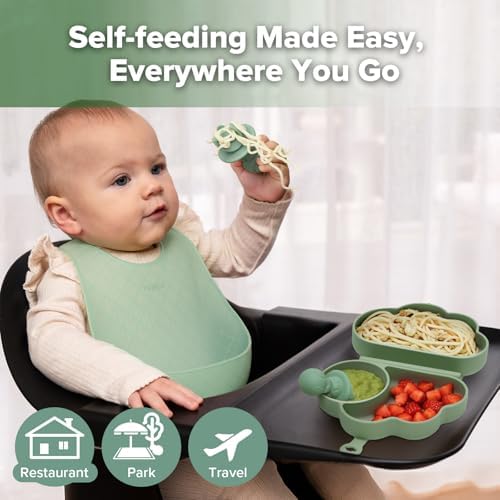 Haakaa Silicone Baby Travel Feeding Set - Image 2