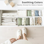 Konssy 2 Pack Muslin Bassinet Sheets - Image 7