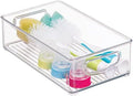 mDesign Small Plastic Baby Nursery and Food Organizer -Storage Holder Bin by mDesign