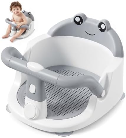 Baby Bath Seat for Babies 6 Months & up, Non-Slip Infant Bathtub Seat by Solidhouse