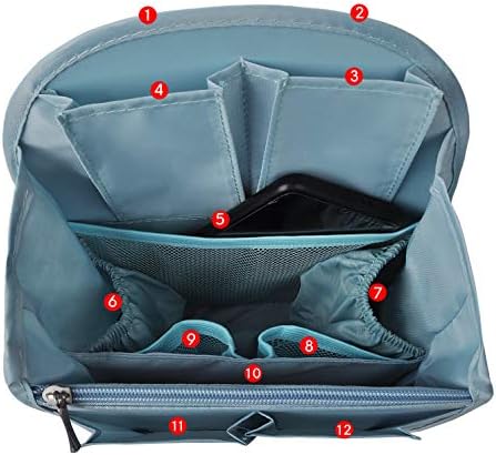 Vercord Backpack Organizer Insert Liner Hanging Travel Bag in Bag - Image 4
