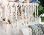 Crane Baby Willow Macrame Hanging Storage Bin, Bohemian-Style Storage Bin - Image 6