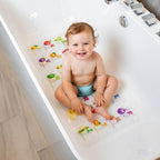 BEEHOMEE Polyvinyl Chloride Bath Mat, XL Size, 35x16 inch, Textured Pattern - Image 2