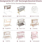 Bassinet Sheets Girl 33”x20” Compatible - Image 6