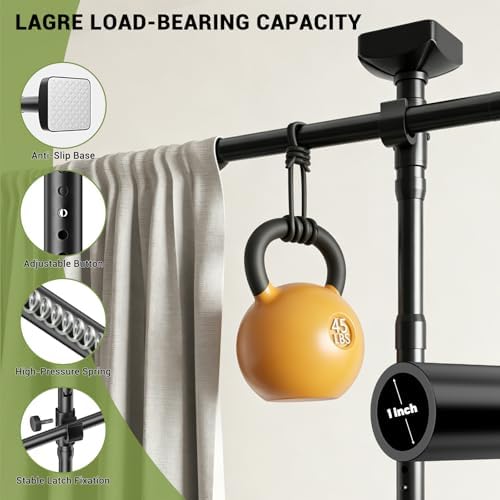 Room Divider No Drilling Curtain Rod Wall Divider - Image 4