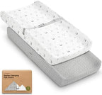 2-Pack Organic Changing Pad Covers by KeaBabies