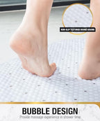 HITSLAM Non Slip Bathtub Mat, 27x15 Inch Bath Mat - Image 3