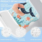 Kids Bathtub Mat, Non Slip Cartoon Bath Mat - Image 3