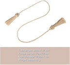 Curtain Tiebacks Handmade Curtain Holdbacks Rope - Image 2