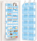 Over The Door Organizer 6 Tiers, Extra Large Behind Door Storage of 12 by Ofiray-home