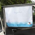 Magnetic Car Sun Shade Curtain for Side Window – Sun Blocker and UV Protector by Unknown