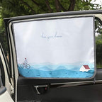 Magnetic Car Sun Shade Curtain for Side Window – Sun Blocker and UV Protector by Unknown