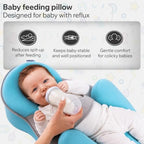 Baby Feeding Pillow, Anti-Overflow Baby Lounger Pillow to Reduce Spit-Up - Image 2