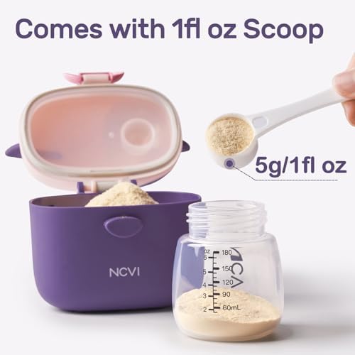 NCVI Baby Formula Dispenser On The Go, Formula Container To Go - Image 3