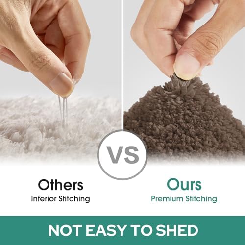 HOMEIDEAS Bathroom Rugs Sets 2 Piece, Super Soft and Absorbent Non Slip - Image 6