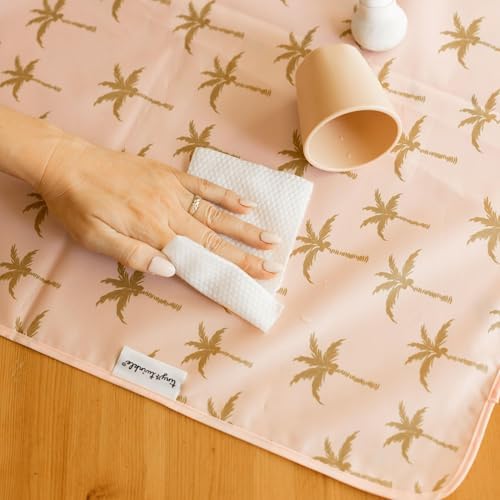 Tiny Twinkle Splat Mat for Under High Chair or Table | 51" x 51" Waterproof & - Image 3
