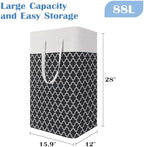 BlissTotes 3-Pack Laundry Basket, Collapsible Laundry Hamper - Image 2