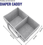 Runsabay. Nursery Basket-Baby Diaper Caddy Organizer - Image 3