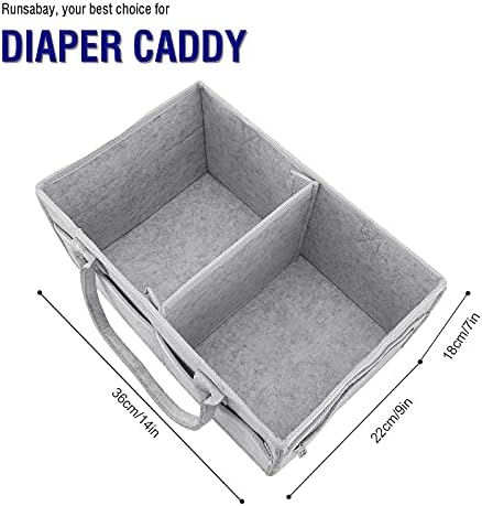 Runsabay. Nursery Basket-Baby Diaper Caddy Organizer - Image 3