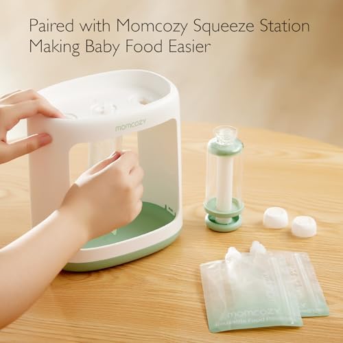 Momcozy Reusable Baby Food Pouches, Baby Food Maker Pouches - Image 4