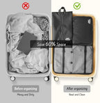 8 Set Packing Cubes for Travel Suitcase Organizer Bags Luggage Packing Cubes - Image 5
