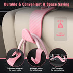 4-Pack Car Headrest Hooks Holds 55lbs Seat Storage Organizer - Image 5