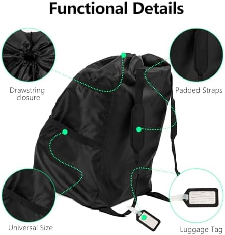 elaia Large Waterproof Car Seat Travel Bag - Image 3