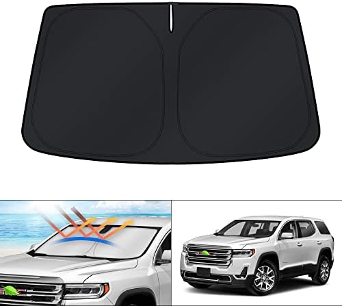 KUST Windshield Sun Shade for 2017-2023 GMC Acadia SUV Accessories Window by KUST