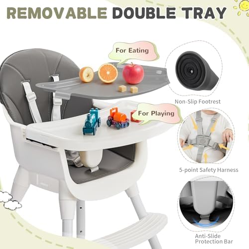 Ktaxon 3-in-1 High Chair for Babies and Toddler - Image 3