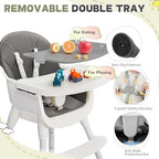 Ktaxon 3-in-1 High Chair for Babies and Toddler - Image 3