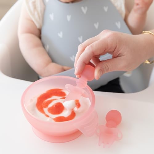 Bumkins Baby Utensils Set, Chewtensils Silicone Spoons - Image 3