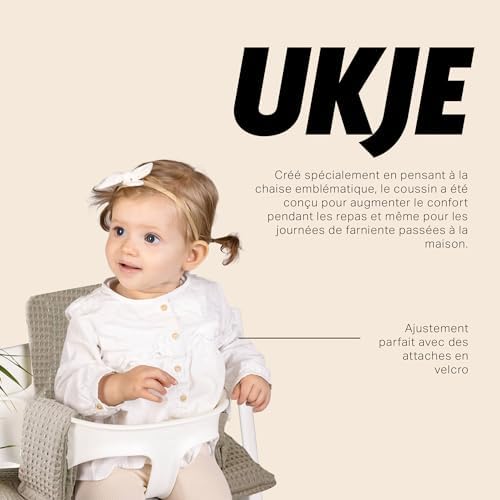 UKJE Cushion for Stokke Tripp Trapp | Soft Cotton, Extra Padded - Image 3