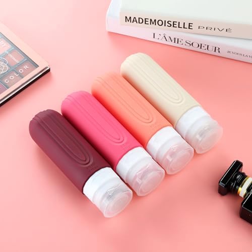 Mrsdry Travel Bottles for Toiletries, Tsa Approved 3oz Travel Size Containers - Image 6