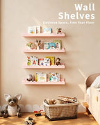 Shario Nursery Book Shelves, Scalloped Shelves, Wall Book Shelves - Image 6