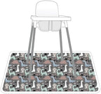 BapronBaby Dinosaur Drawing Waterproof Splash Mat Catch All Floor Cover - Image 3