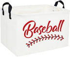 Rectangular Baskets Easter Gift Basket Empty Storage Bin Organizer Box Baseball by DDBASKET