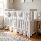 Smoothnovelty White Crib Bed Skirts - Image 4