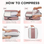 OlarHike 10 Set Compression Packing Cubes - Image 3