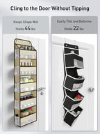 Yecaye 1 Pc 5 Tier Over the Door Organizer - Image 2