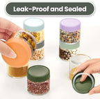 Lulonpon 8 Pieces 16 oz Overnight Oats Containers - Image 7
