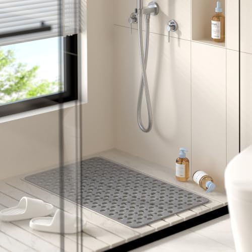 HITSLAM Bathtub Mat Non Slip, Soft TPE Bath Mat - Image 2