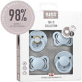 BIBS Try-It Collection | 4-Pack Soothers | BPA-Free Round, Anatomical & by BIBS