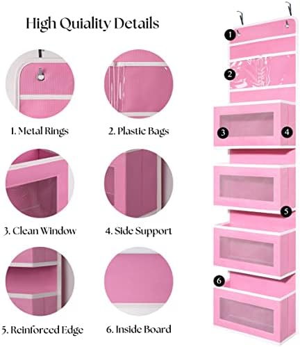 Giraffe Creation Pink Over Door Organizer - Image 3