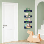 Forbena Navy Blue Floating Nursery Book Shelves - Image 5