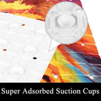 Bathtub Mat Non Slip 26.8x15.1In, Tie Dye Spiral Bath Mat - Image 3
