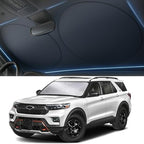 Autovir Windshield Sun Shade, Foldable Car Window Shades, 280T Visor Shade by Autovir