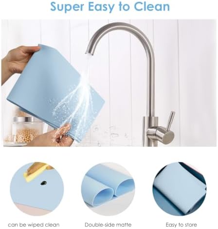 11.8''x15.75'' Silicone Mats, Food Grade Silicone Pad Table Mat - Image 7