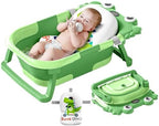 Collapsible Baby Bathtub for Newborns to Toddler by WyfKyd