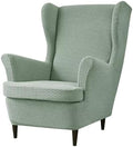NILUOH Wingback Chair Covers 2-Piece, Armchair Slipcovers by NILUOH