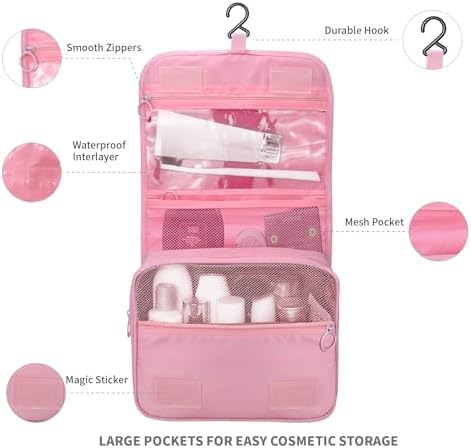 Lcsmaokin Large Capacity Toiletry Bag Travel Bag - Image 3